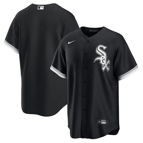 men's chicago white sox nike black alternate replica team jersey|white sox merchandise.